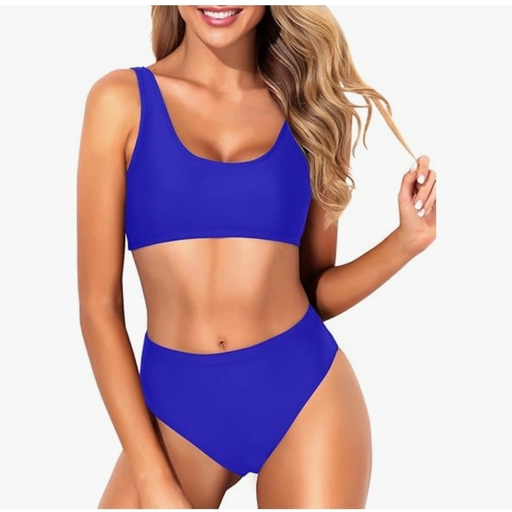 Vibrant Blue Bikini Set